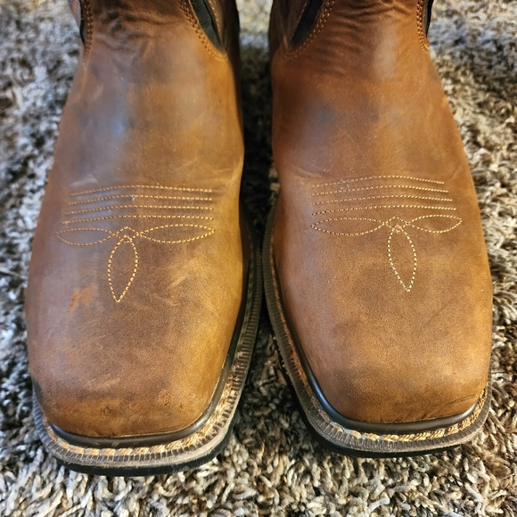 Red Wing Nubuck Rio Flex Leather Western Steel Toe Waterproof Work Boots. EUC. - Picture 7 of 13